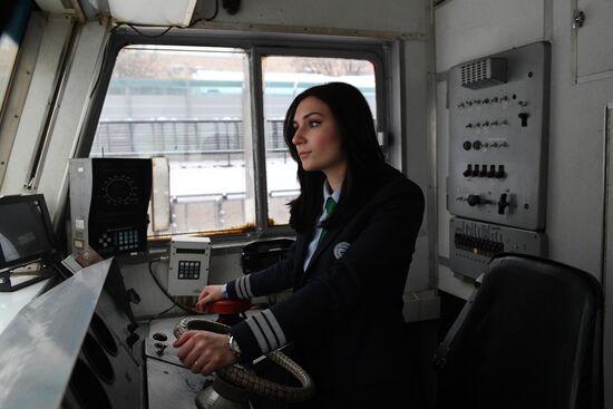 Russia Female Train Driver