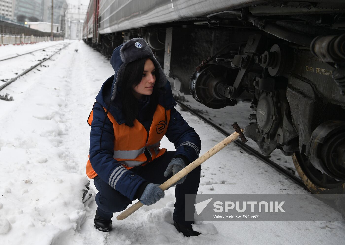 Russia Female Train Driver