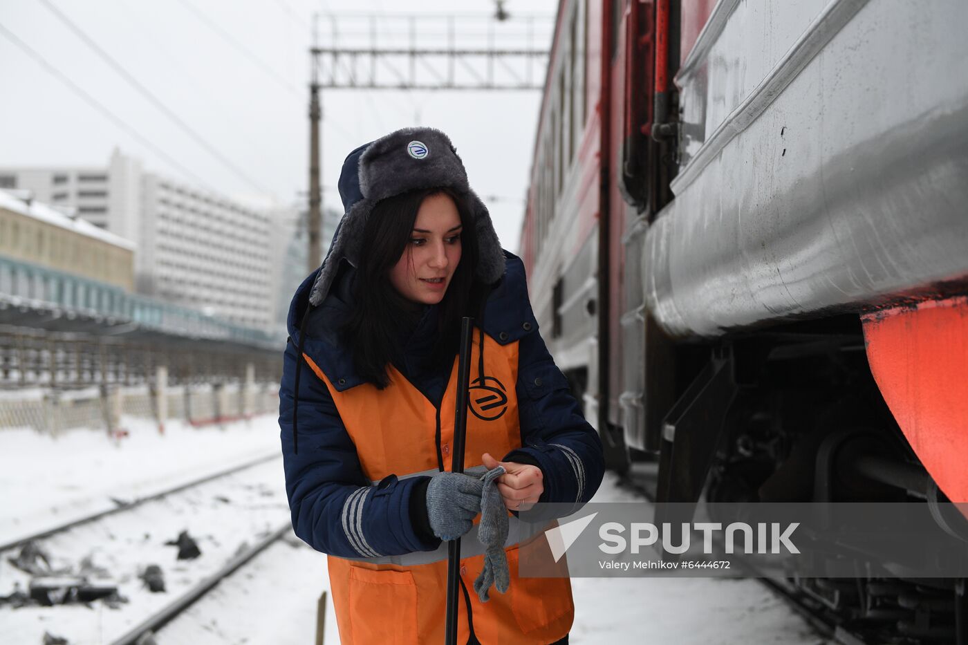 Russia Female Train Driver