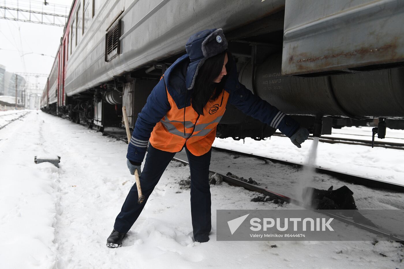 Russia Female Train Driver