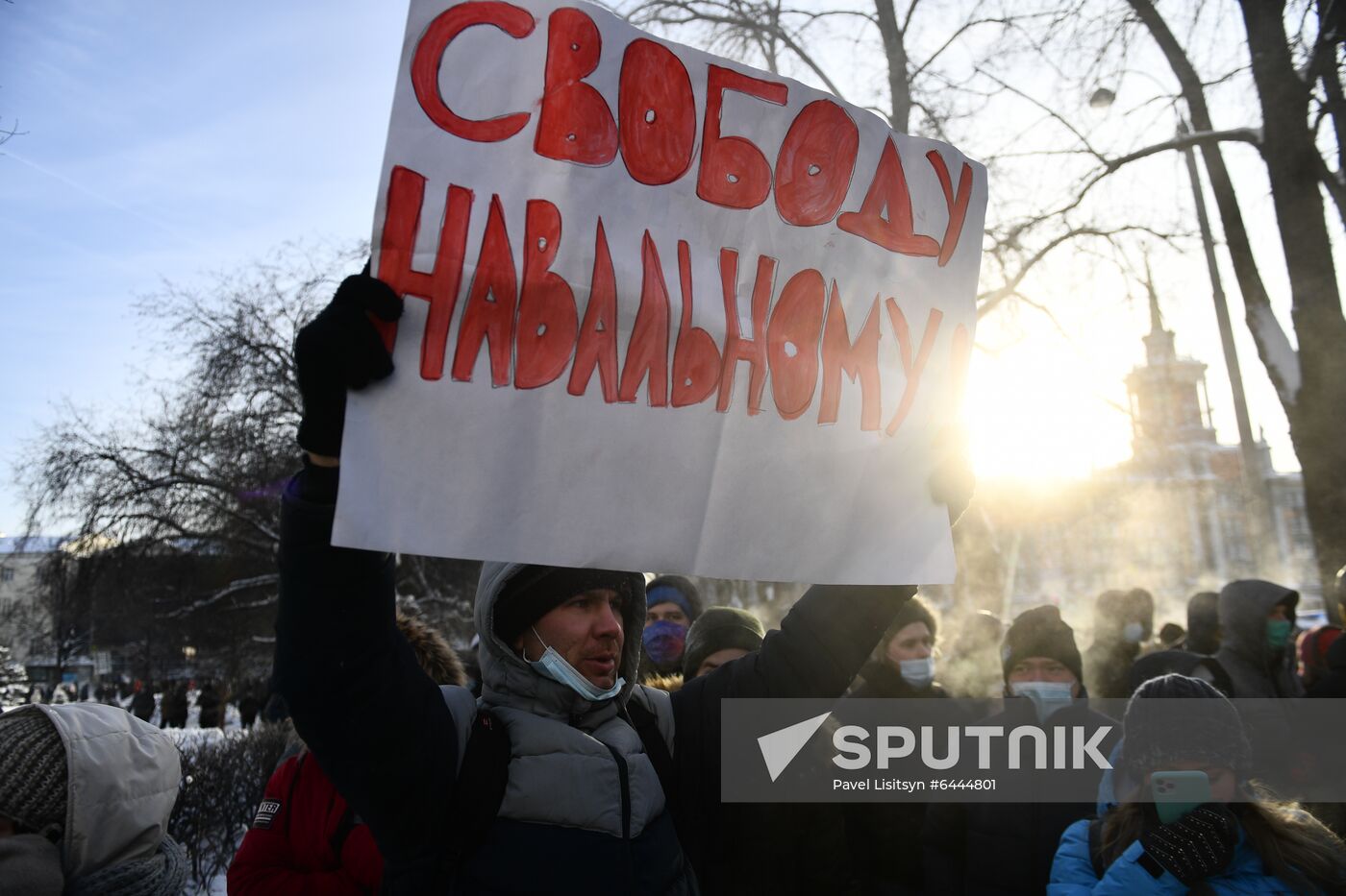 Russia Navalny Supporters Rallies