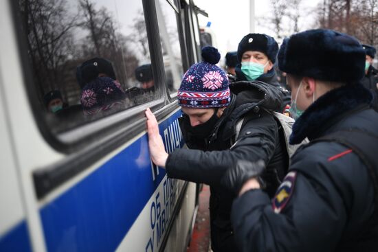 Russia Navalny Supporters Rallies
