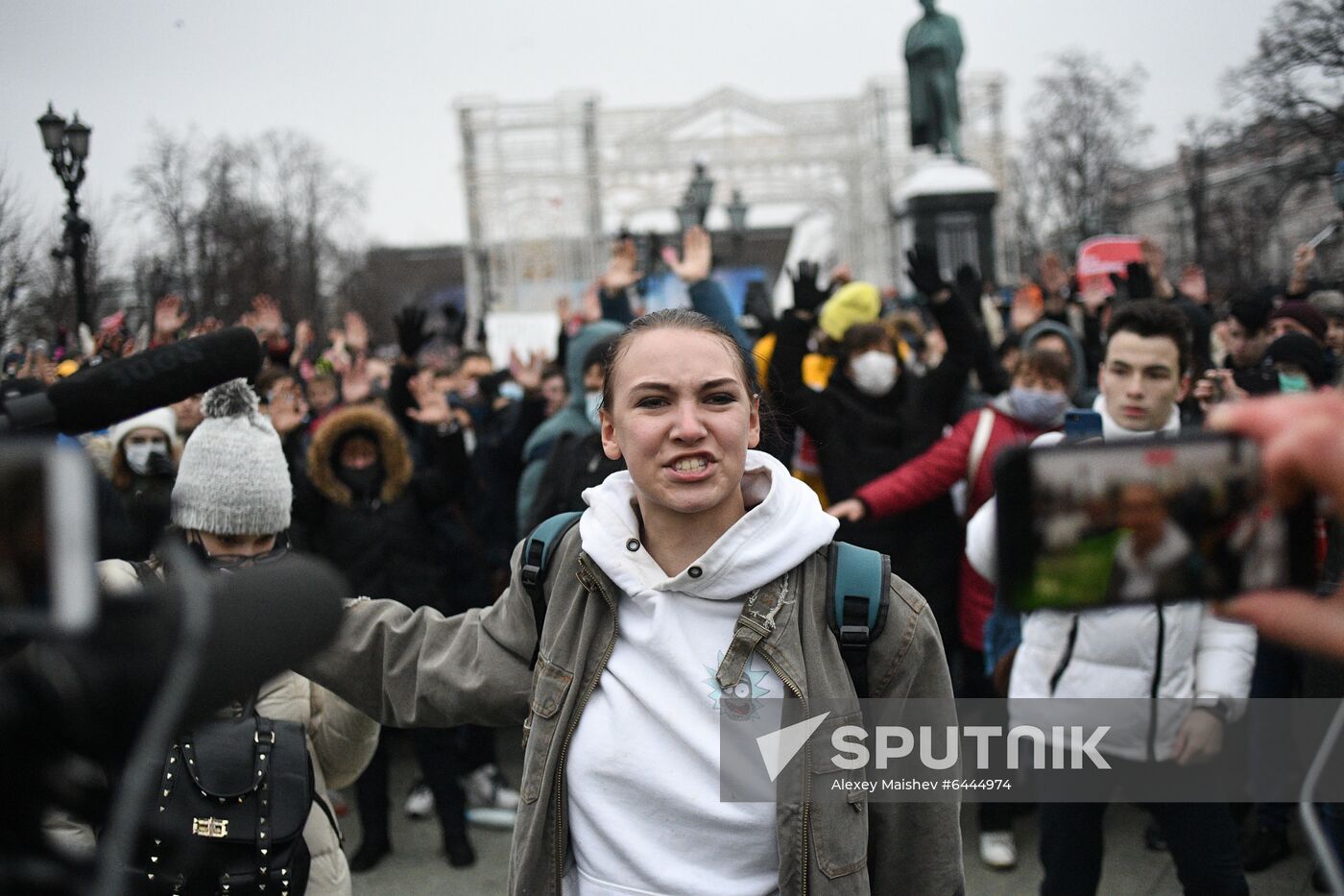 Russia Navalny Supporters Rallies