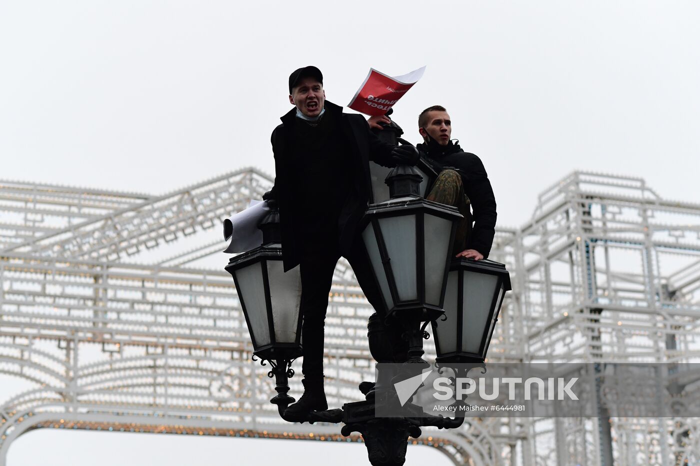 Russia Navalny Supporters Rallies