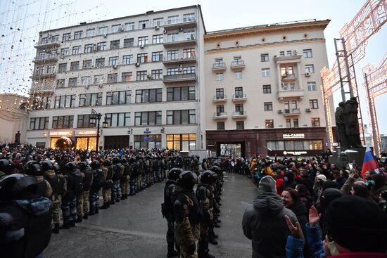Russia Navalny Supporters Rallies