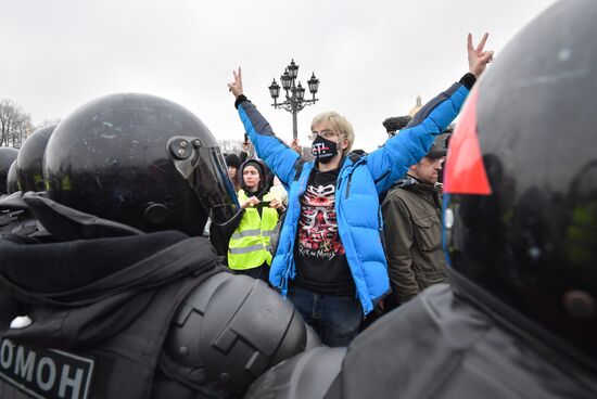 Russia Navalny Supporters Rallies