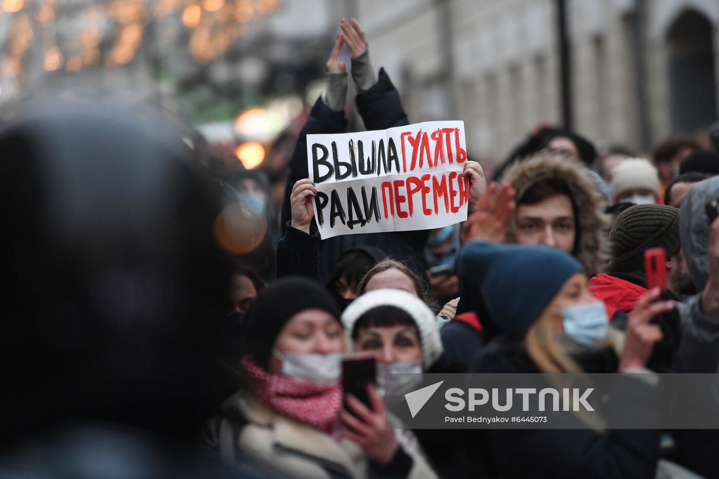 Russia Navalny Supporters Rallies