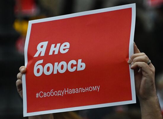 Russia Navalny Supporters Rallies 