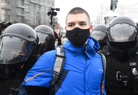 Russia Navalny Supporters Rallies