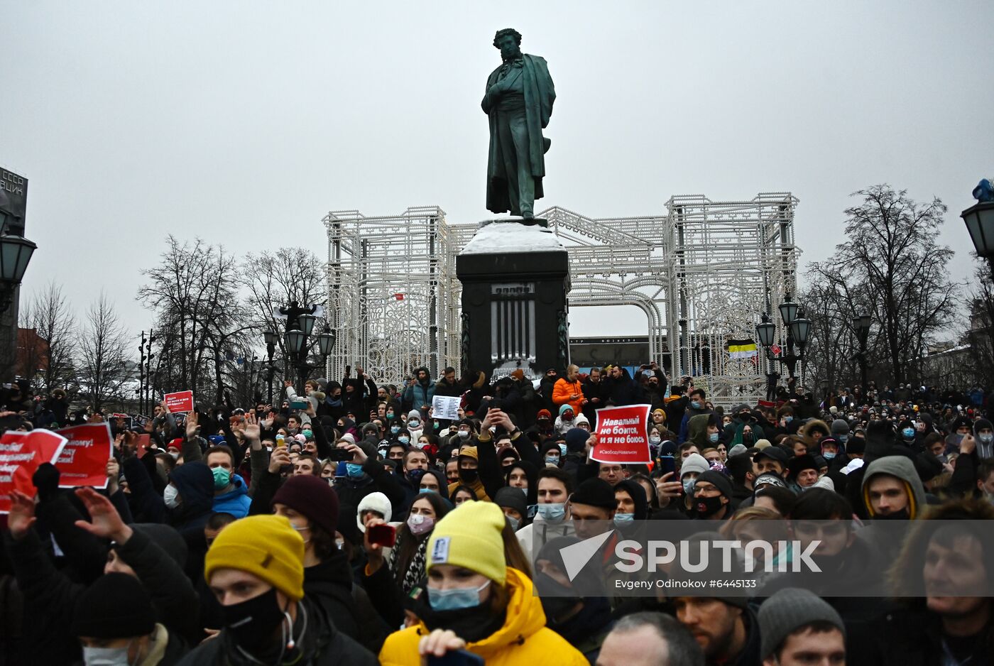 Russia Navalny Supporters Rallies