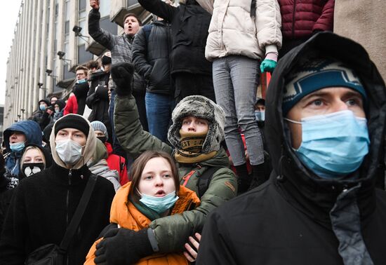 Russia Navalny Supporters Rallies