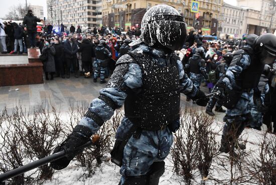 Russia Navalny Supporters Rallies
