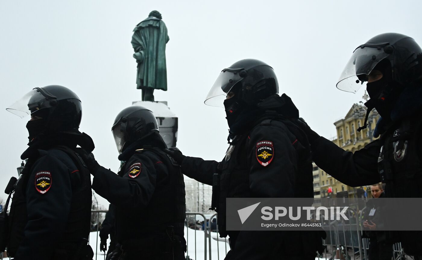 Russia Navalny Supporters Rallies 