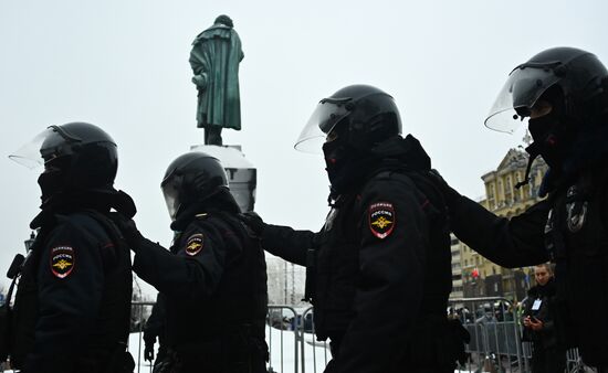 Russia Navalny Supporters Rallies 