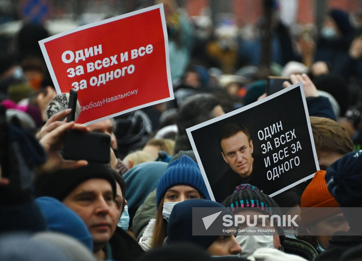 Russia Navalny Supporters Rallies