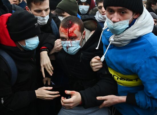 Russia Navalny Supporters Rallies 