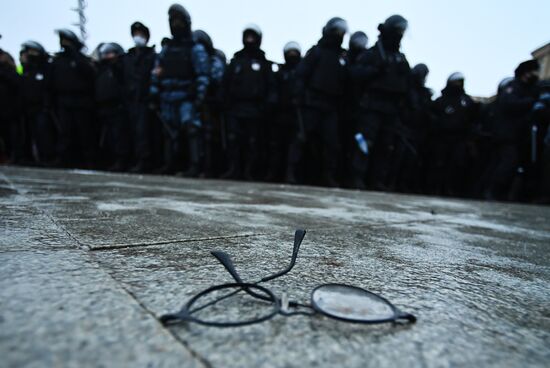 Russia Navalny Supporters Rallies 