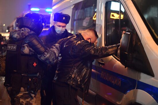 Russia Navalny Supporters Rallies