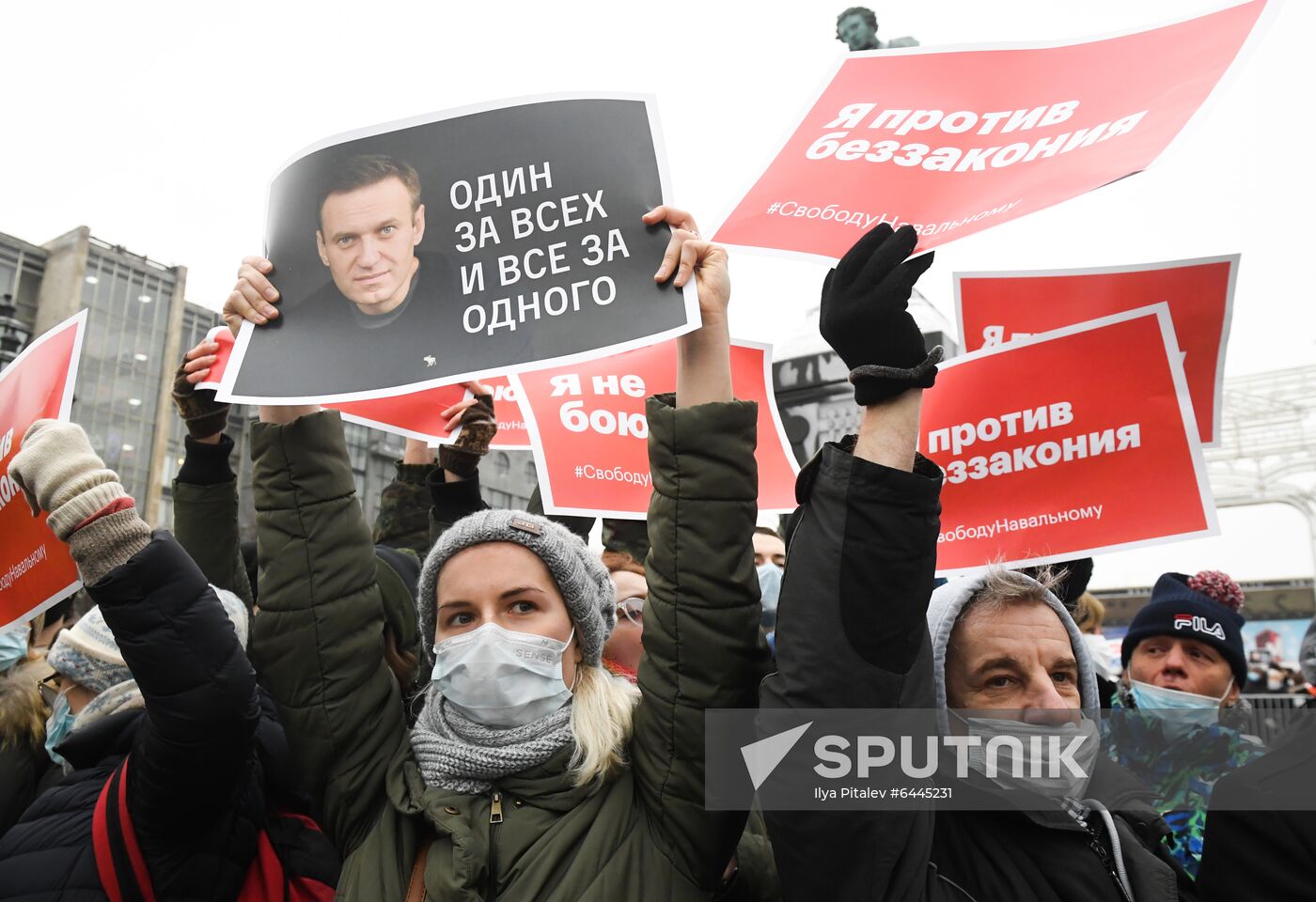 Russia Navalny Supporters Rallies