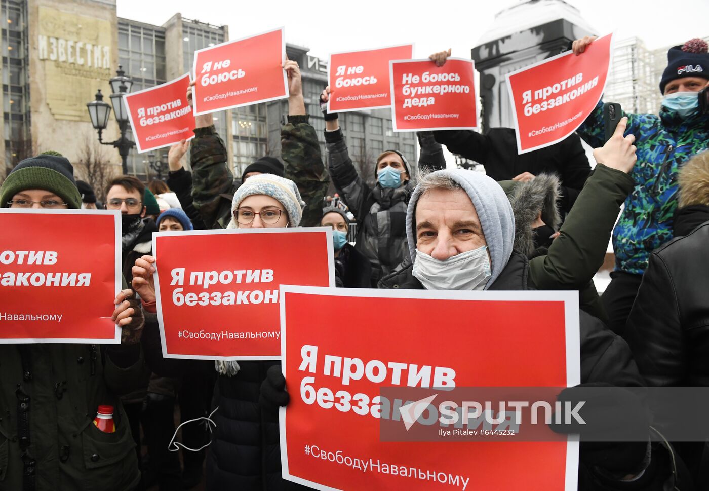 Russia Navalny Supporters Rallies