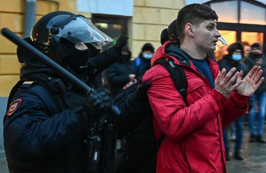 Russia Navalny Supporters Rallies 