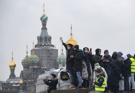Russia Navalny Supporters Rallies
