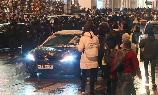 Russia Navalny Supporters Rallies