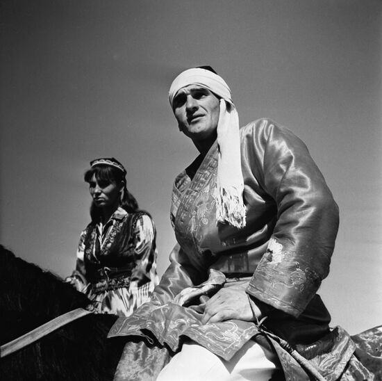 Residents of high altitude village in Pamir