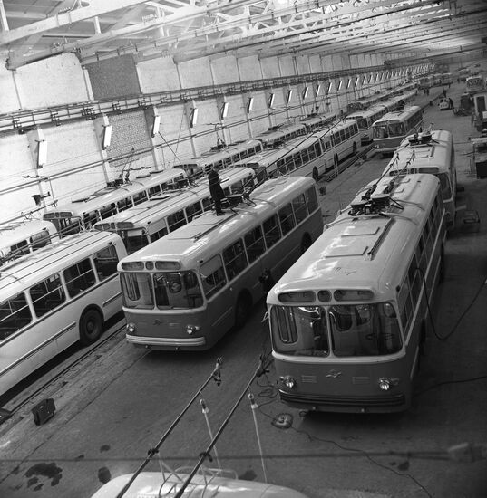 Trolleybus Company in Engels
