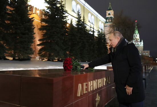Russia Leningrad Siege Breakthrough Anniversary