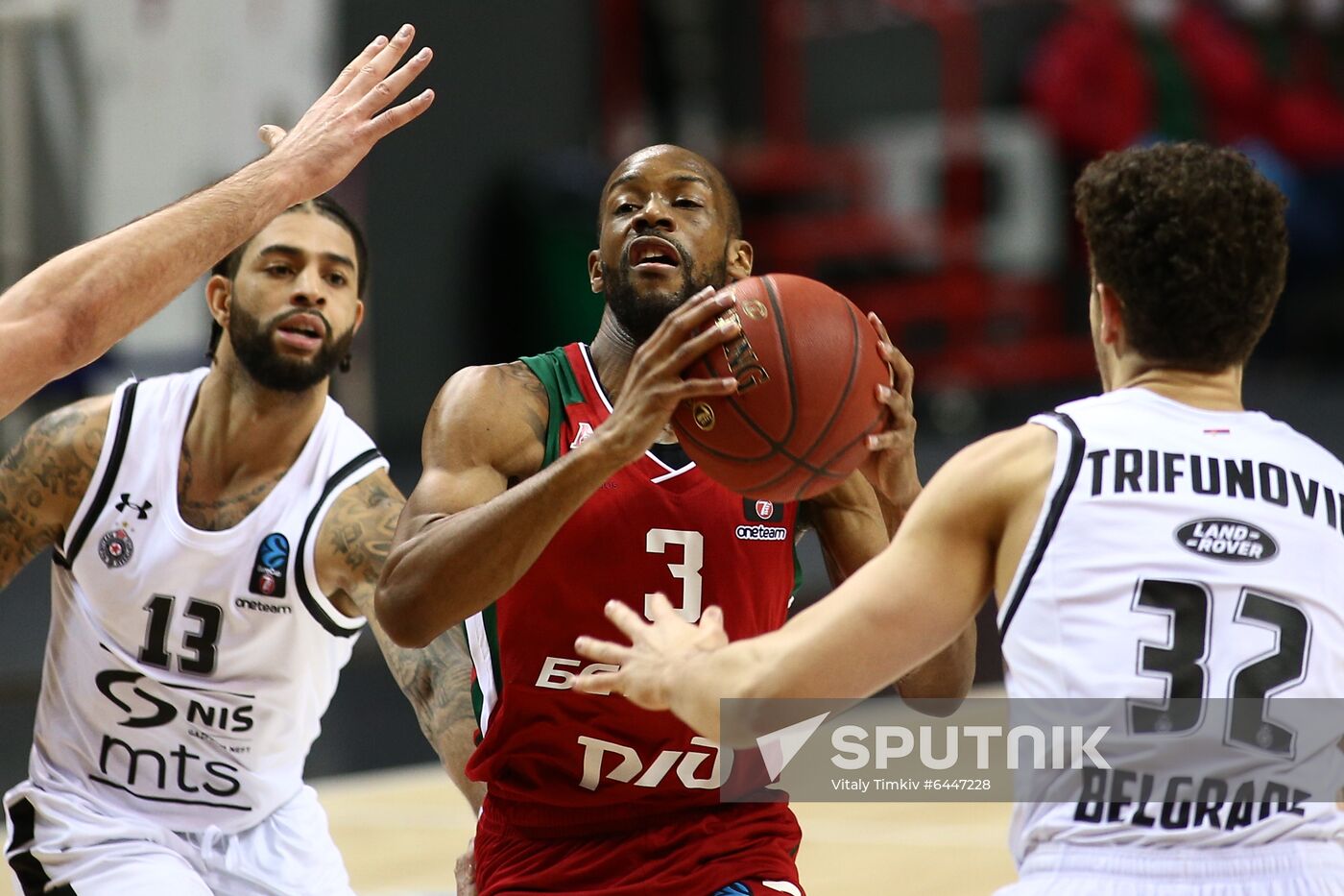 Russia Basketball EuroCup Lokomotiv-Kuban - Partizan