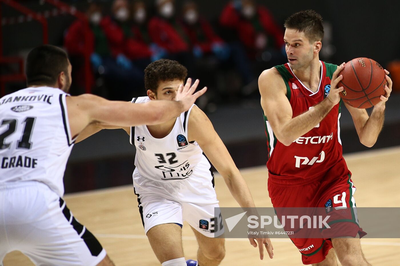Russia Basketball EuroCup Lokomotiv-Kuban - Partizan