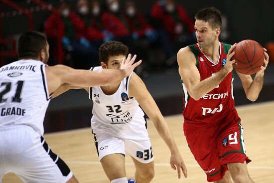 Russia Basketball EuroCup Lokomotiv-Kuban - Partizan