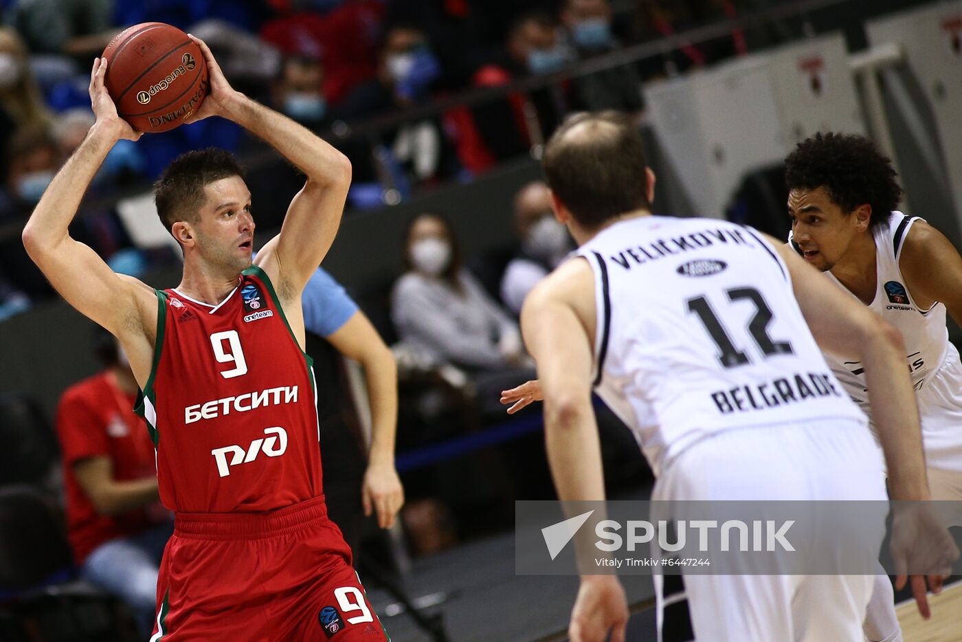 Russia Basketball EuroCup Lokomotiv-Kuban - Partizan