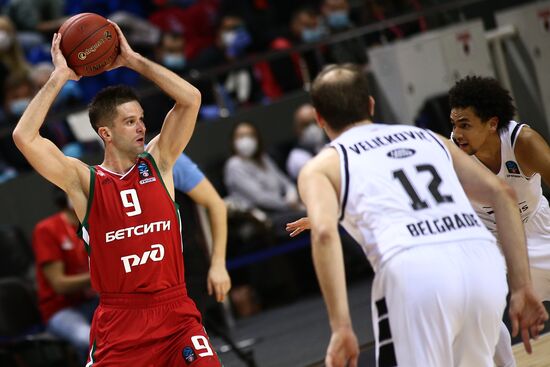 Russia Basketball EuroCup Lokomotiv-Kuban - Partizan