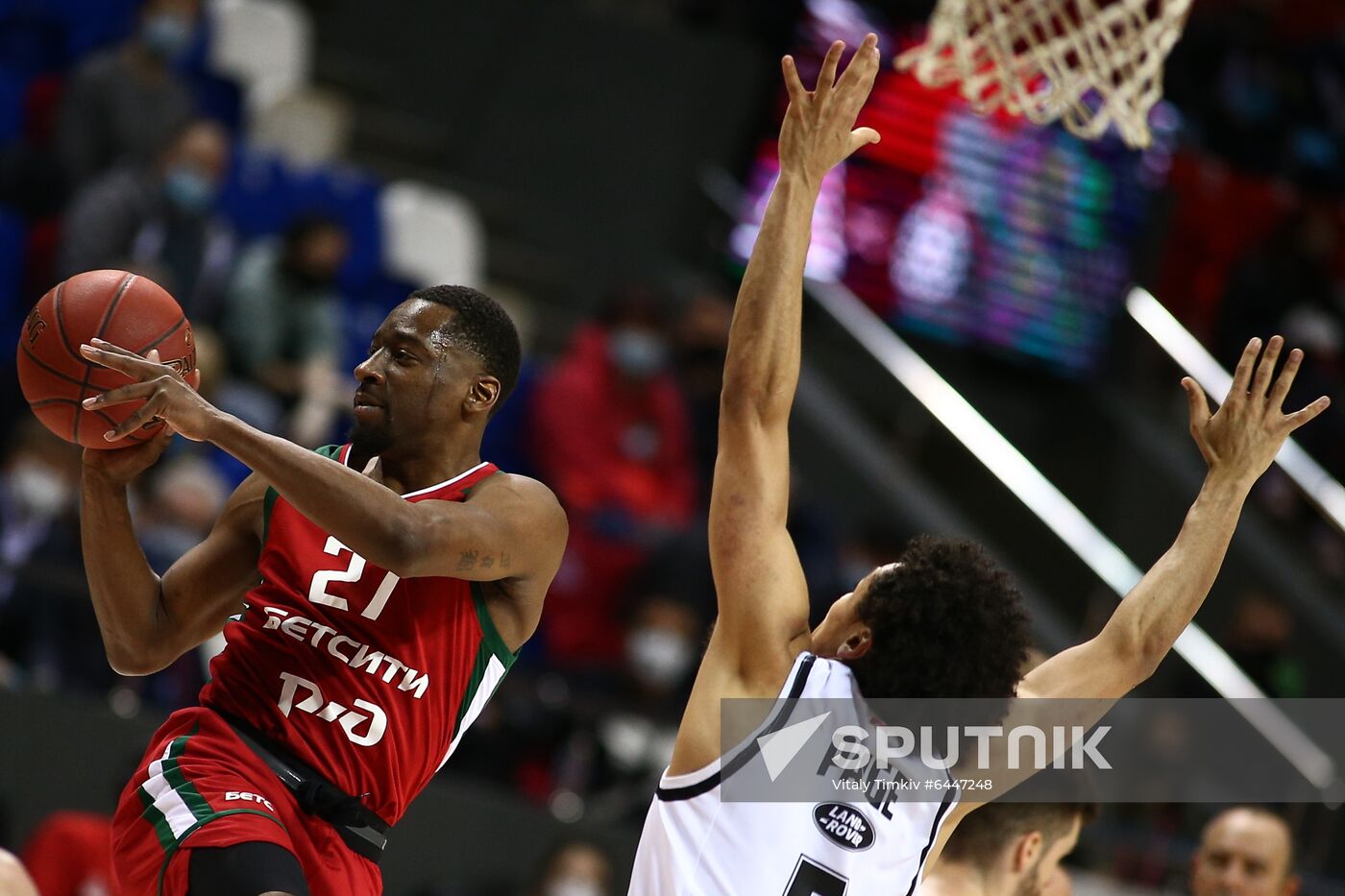 Russia Basketball EuroCup Lokomotiv-Kuban - Partizan