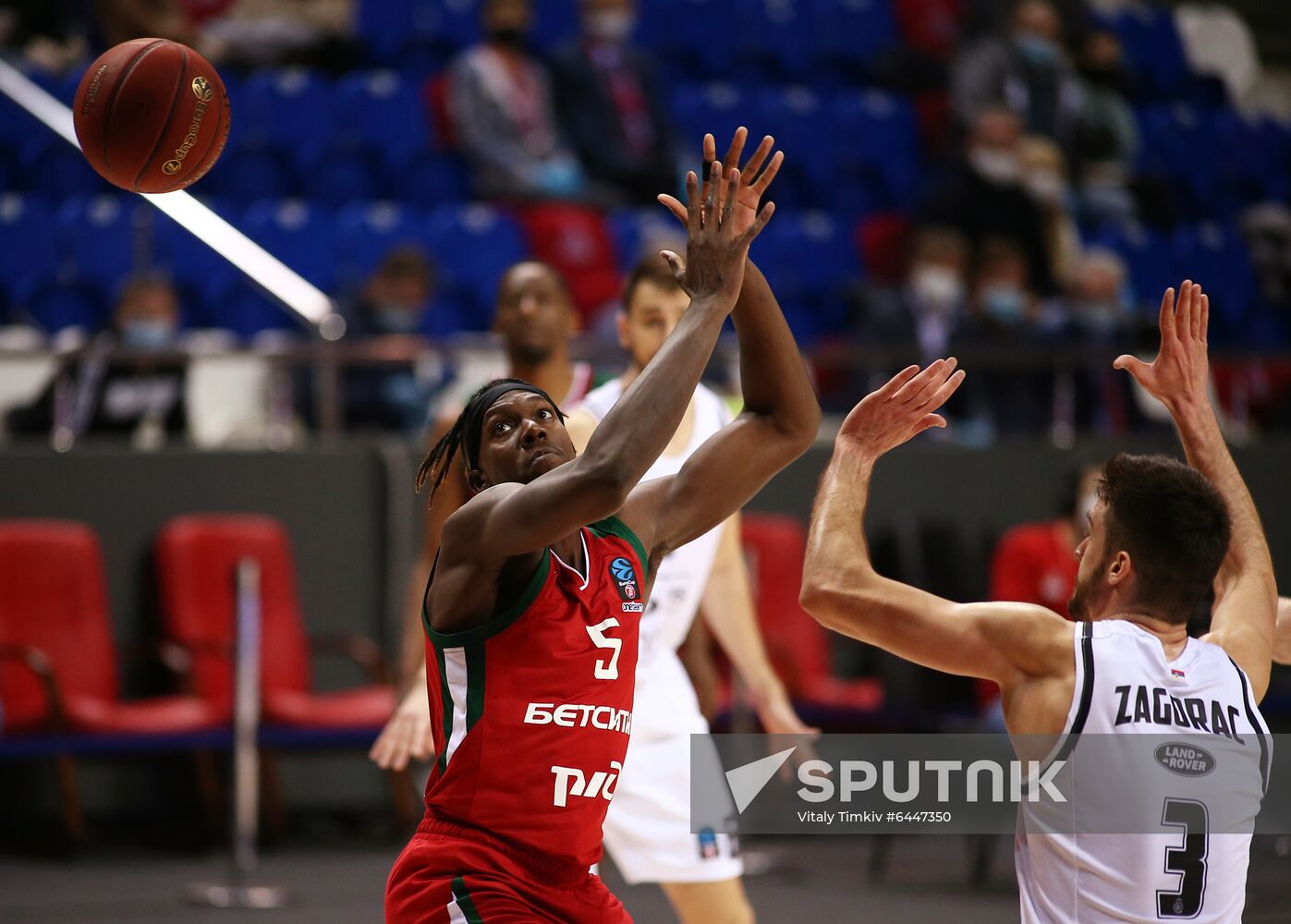 Russia Basketball EuroCup Lokomotiv-Kuban - Partizan