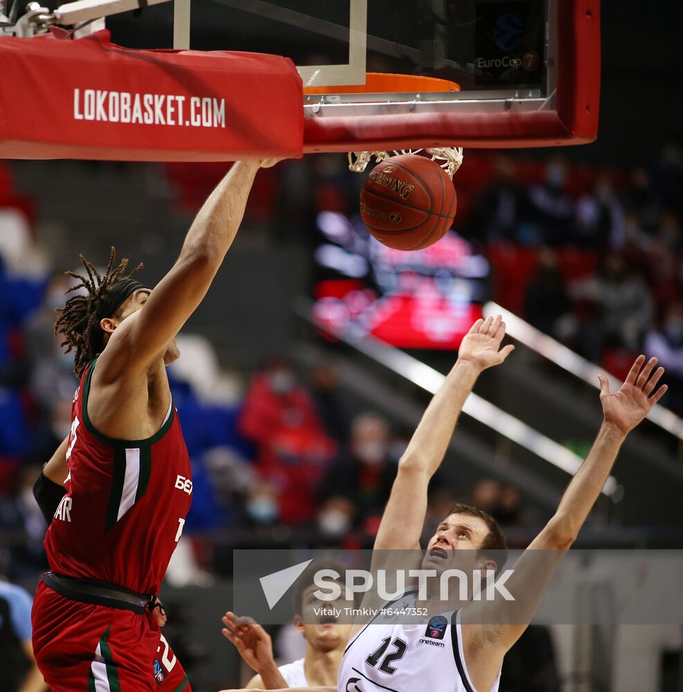 Russia Basketball EuroCup Lokomotiv-Kuban - Partizan
