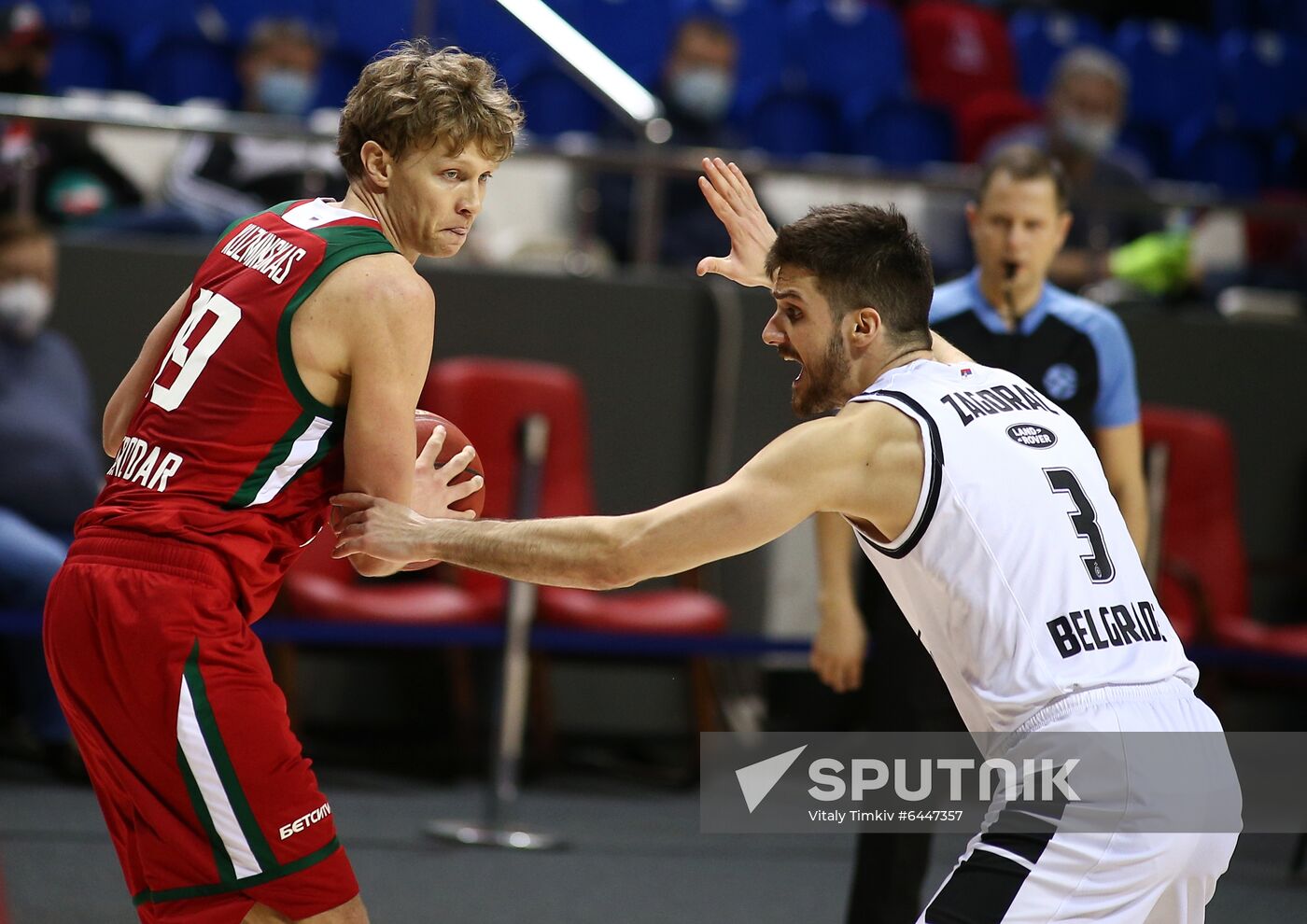 Russia Basketball EuroCup Lokomotiv-Kuban - Partizan