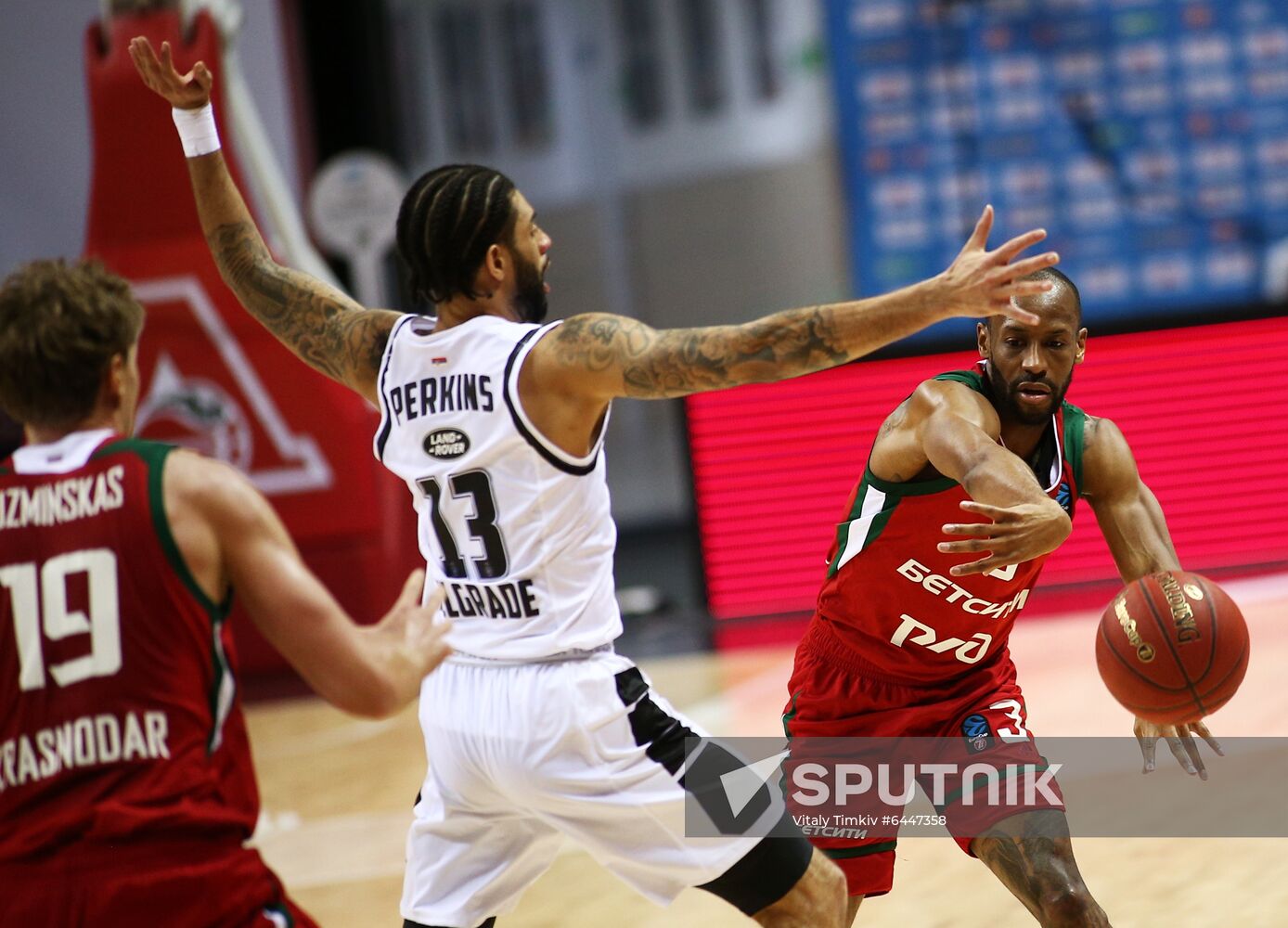Russia Basketball EuroCup Lokomotiv-Kuban - Partizan