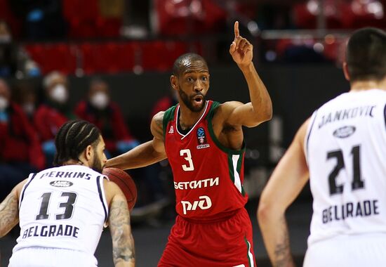 Russia Basketball EuroCup Lokomotiv-Kuban - Partizan