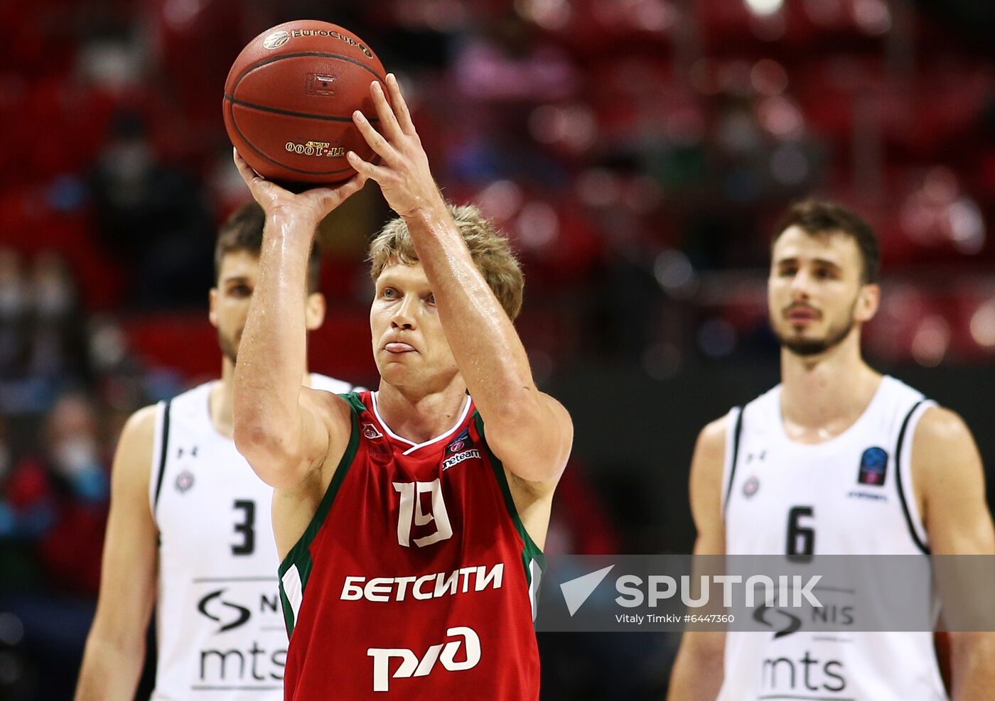 Russia Basketball EuroCup Lokomotiv-Kuban - Partizan