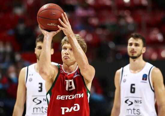 Russia Basketball EuroCup Lokomotiv-Kuban - Partizan
