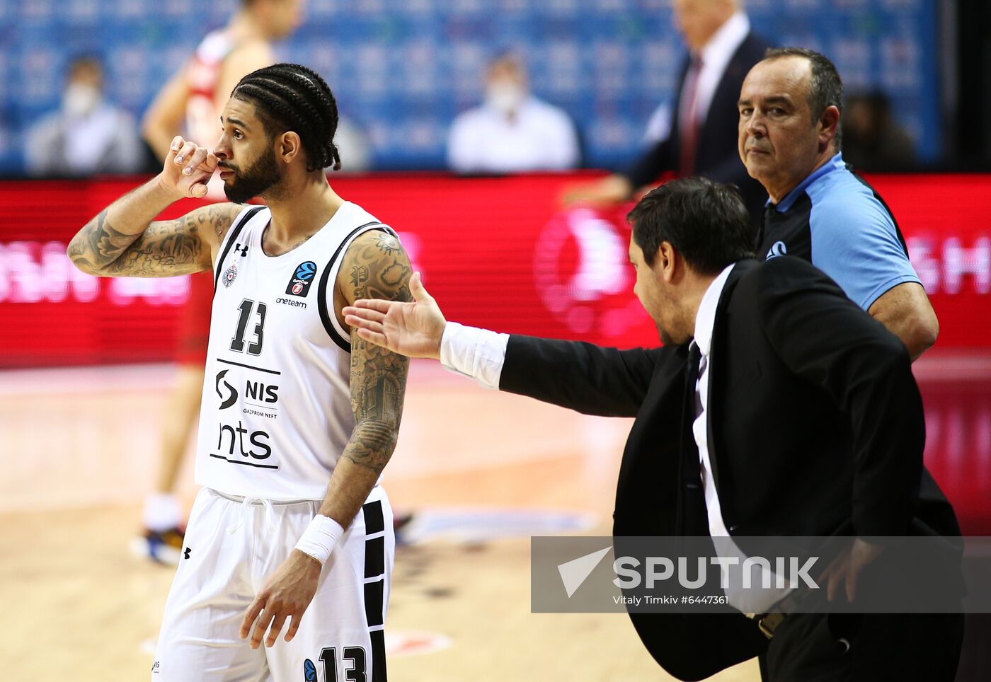 Russia Basketball EuroCup Lokomotiv-Kuban - Partizan