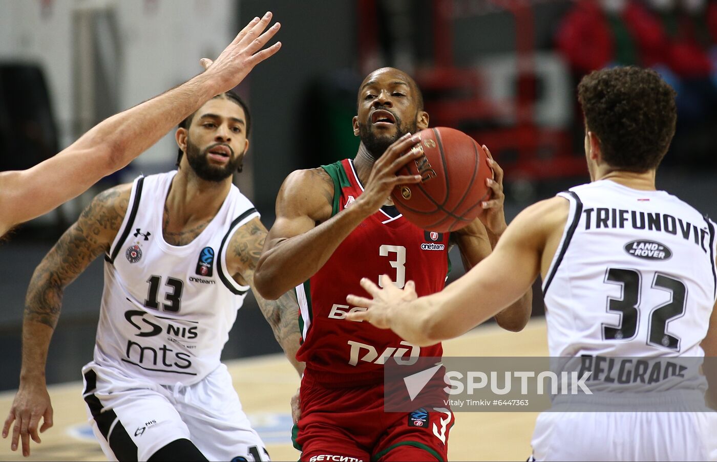 Russia Basketball EuroCup Lokomotiv-Kuban - Partizan