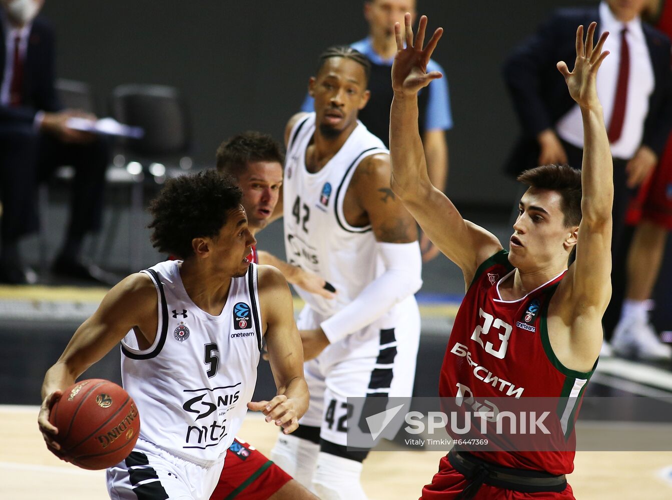 Russia Basketball EuroCup Lokomotiv-Kuban - Partizan