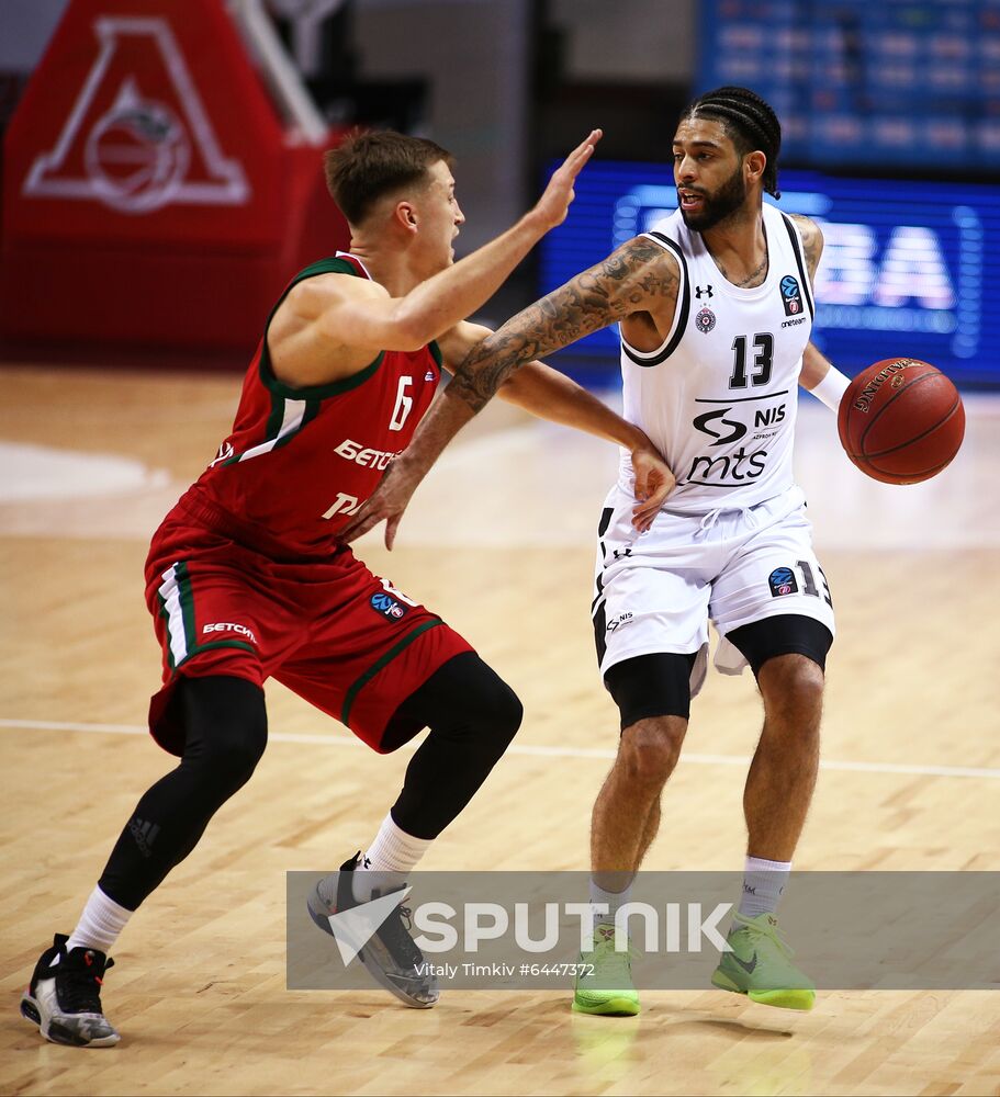 Russia Basketball EuroCup Lokomotiv-Kuban - Partizan