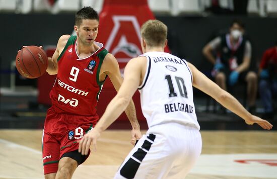 Russia Basketball EuroCup Lokomotiv-Kuban - Partizan