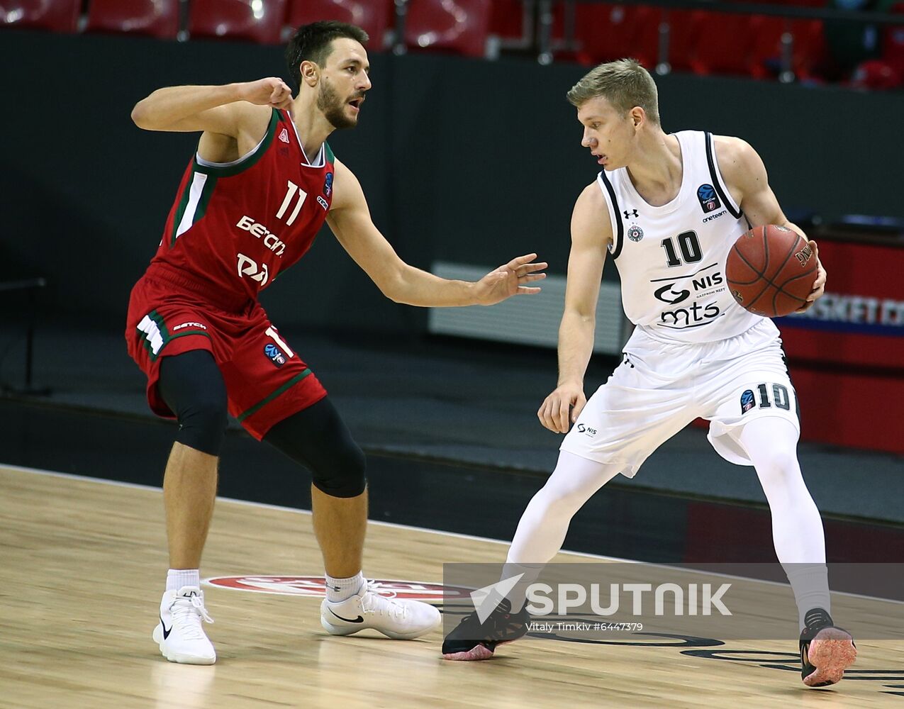 Russia Basketball EuroCup Lokomotiv-Kuban - Partizan