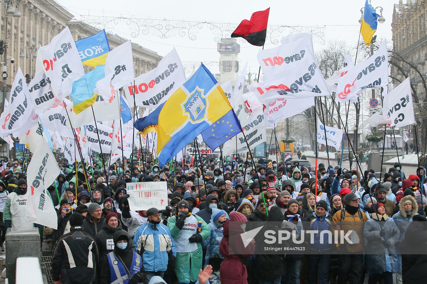 Ukraine Coronavirus Protest